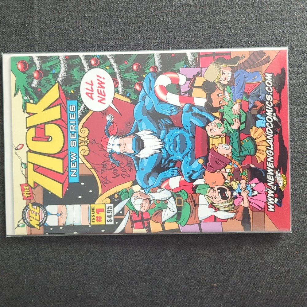 Autographed The Tick #1 Comic Book
